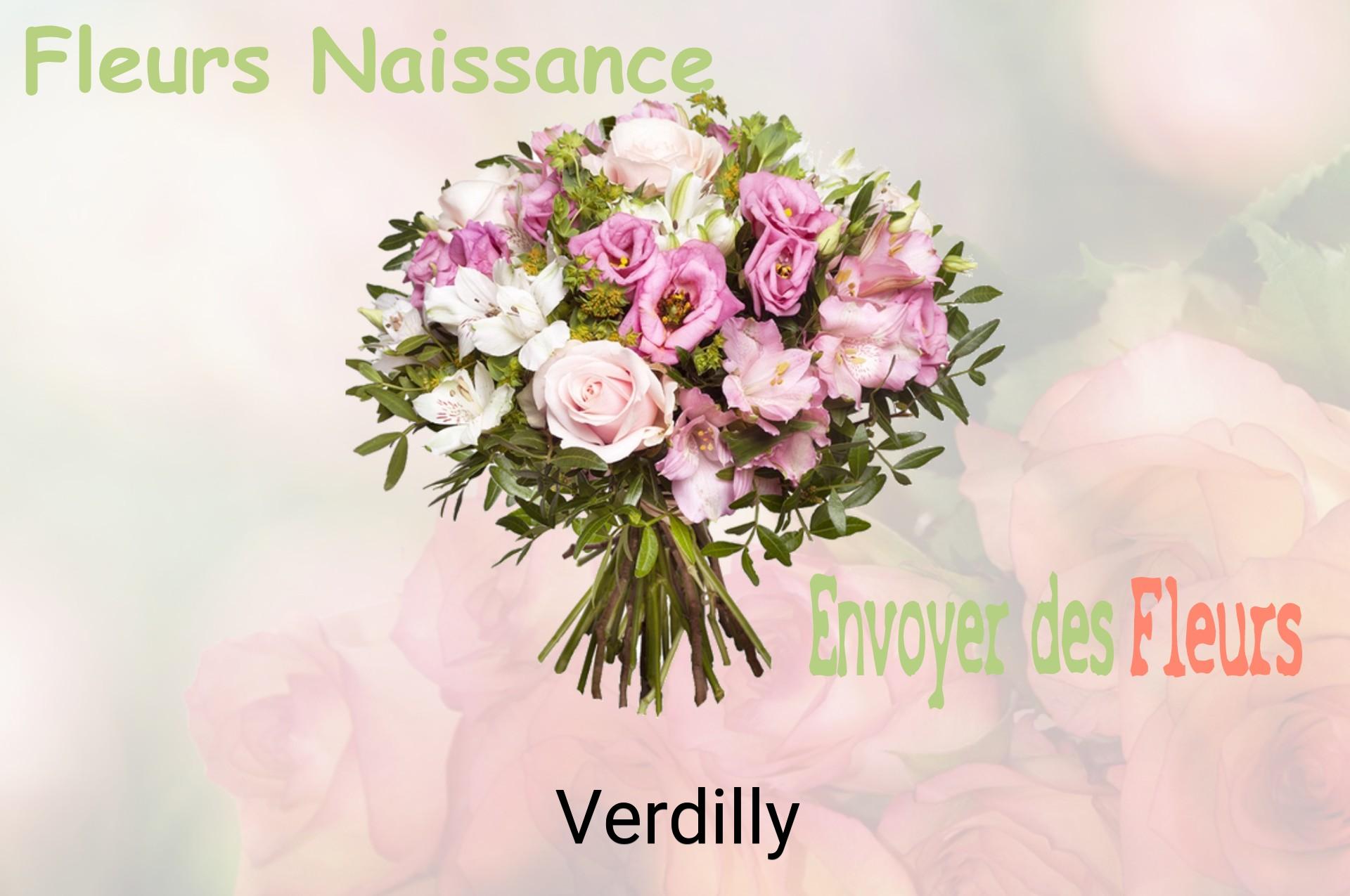 Bouquet de fleurs de naissance livré à Verdilly